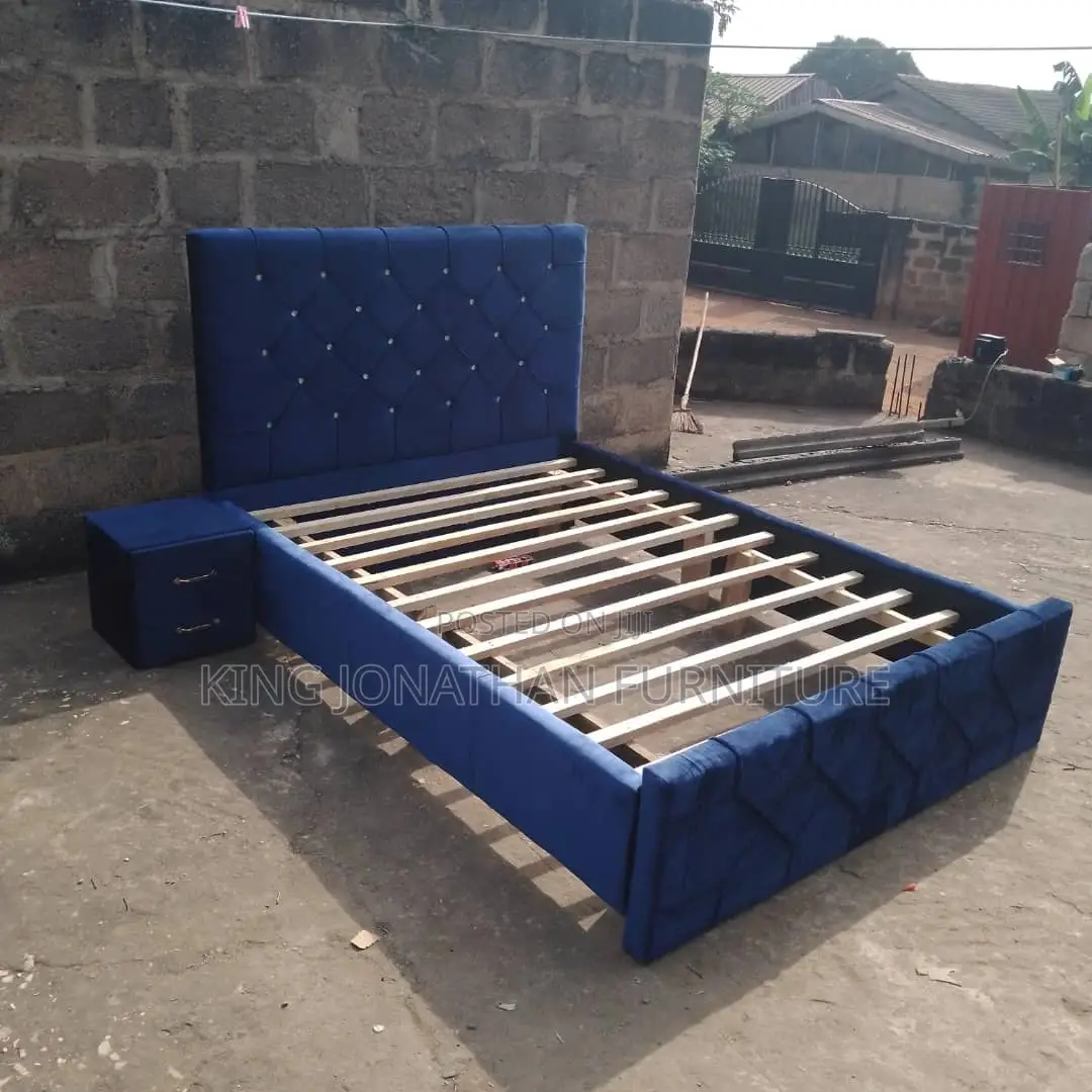 Double Bed Frame and Side Drowar