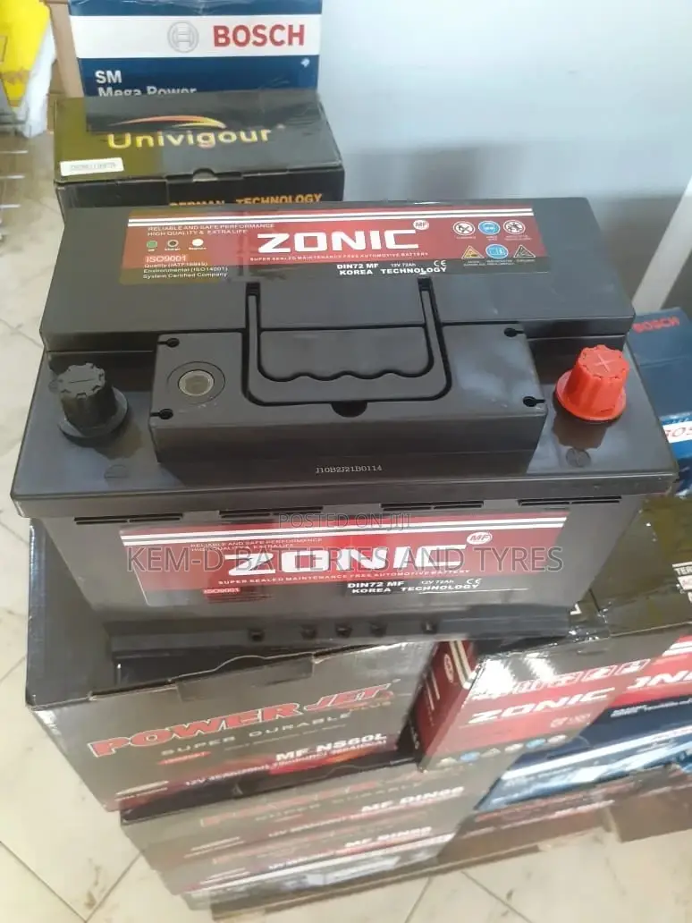 15 Plates ZONIC Battery - Free Delivery