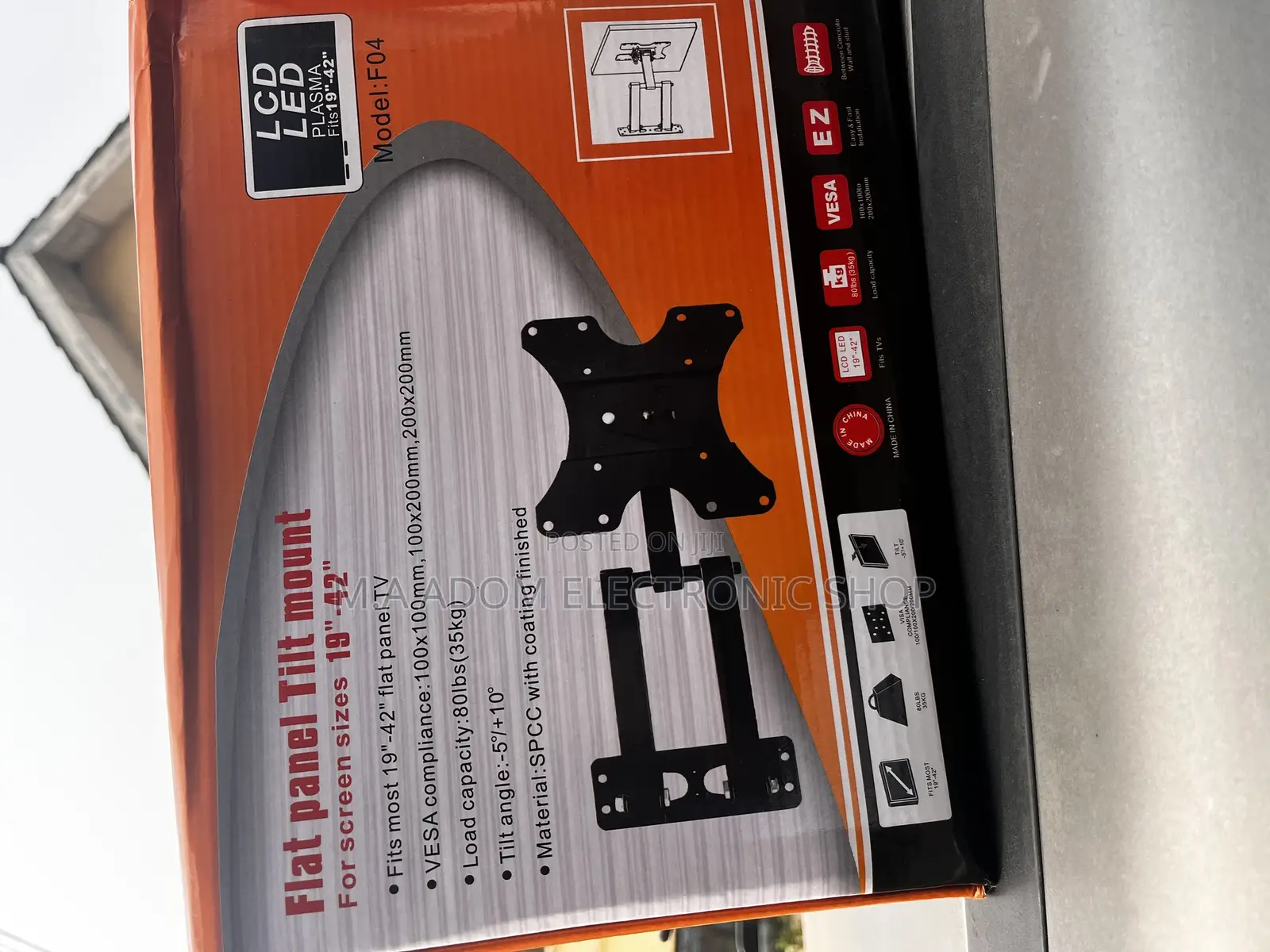 Tilting Adjustable Tv Mount 19”-43”