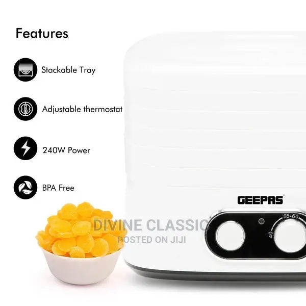 Geepas Food Dehydrator (5trays)
