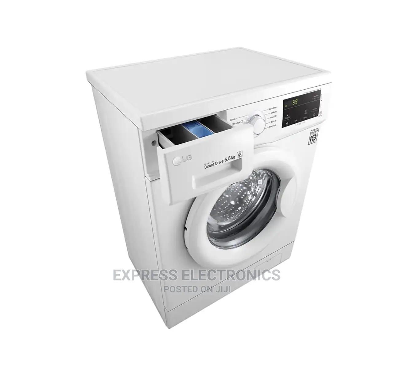 Front Load (Wash Only)6.5kg,White Sleek Design Convenient LG