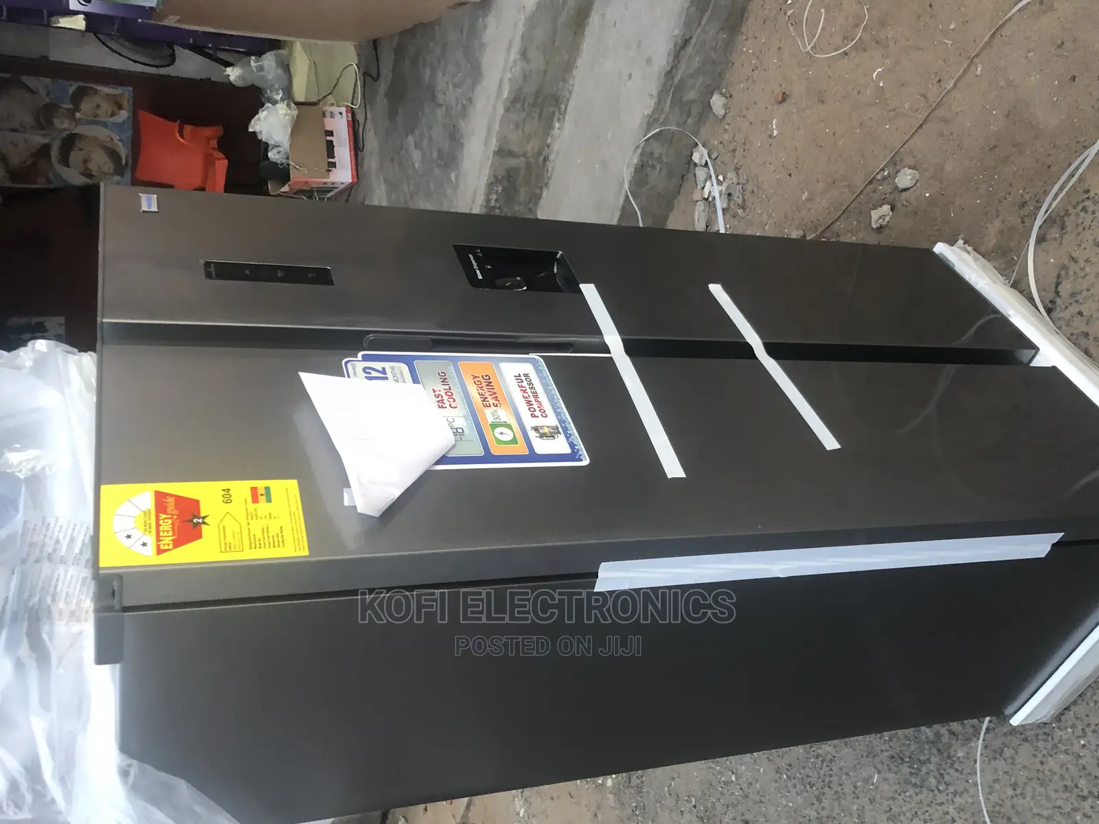 Led Display Nasco NASF2-55S 430litre Side-By-Side Fridge