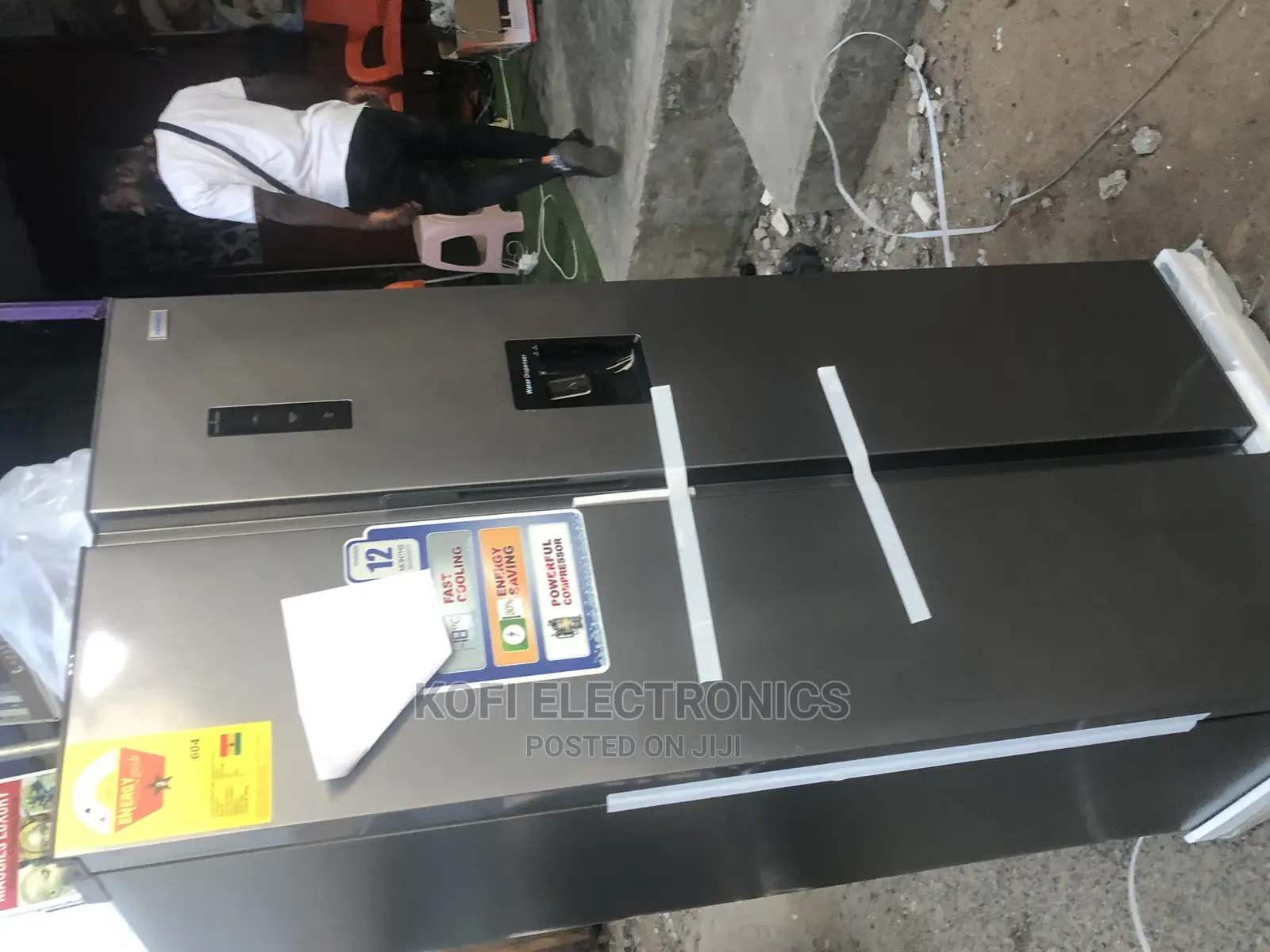 Led Display Nasco NASF2-55S 430litre Side-By-Side Fridge