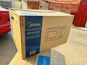 Stylish Black Design Microwave Midea Glass Door