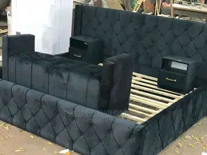 King Size Bed Frames With Side Drawers And Sofa