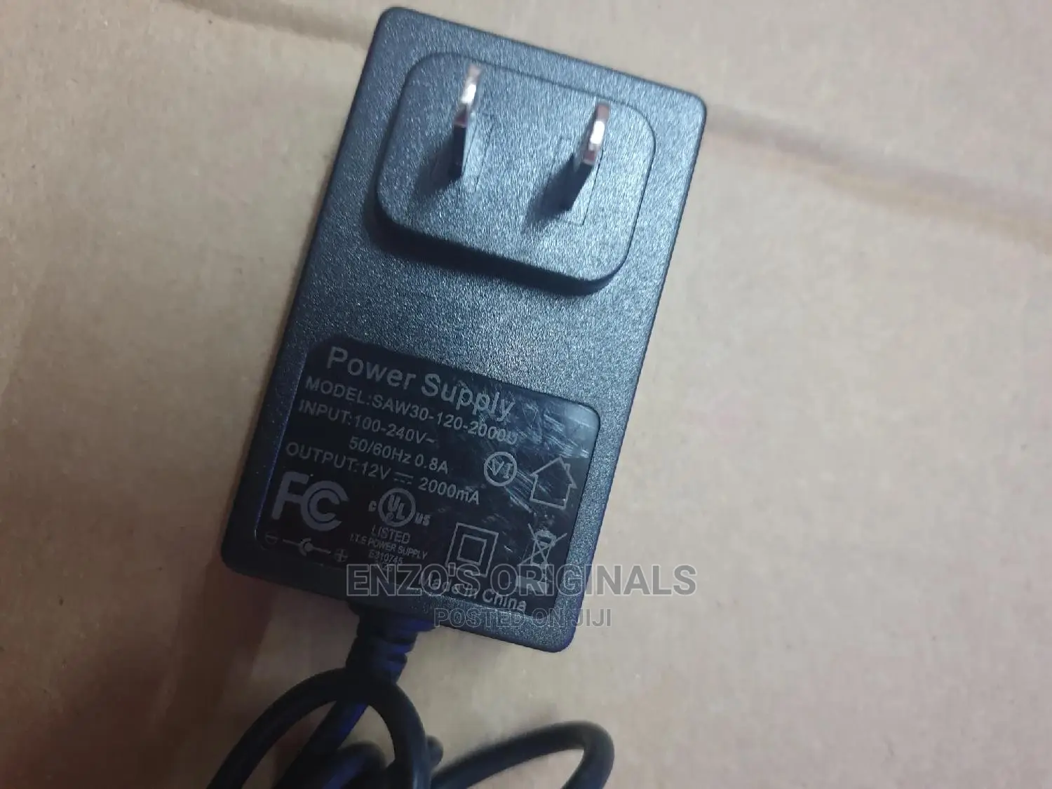 12V 2A Power Adapter or Charger for Digital Devices