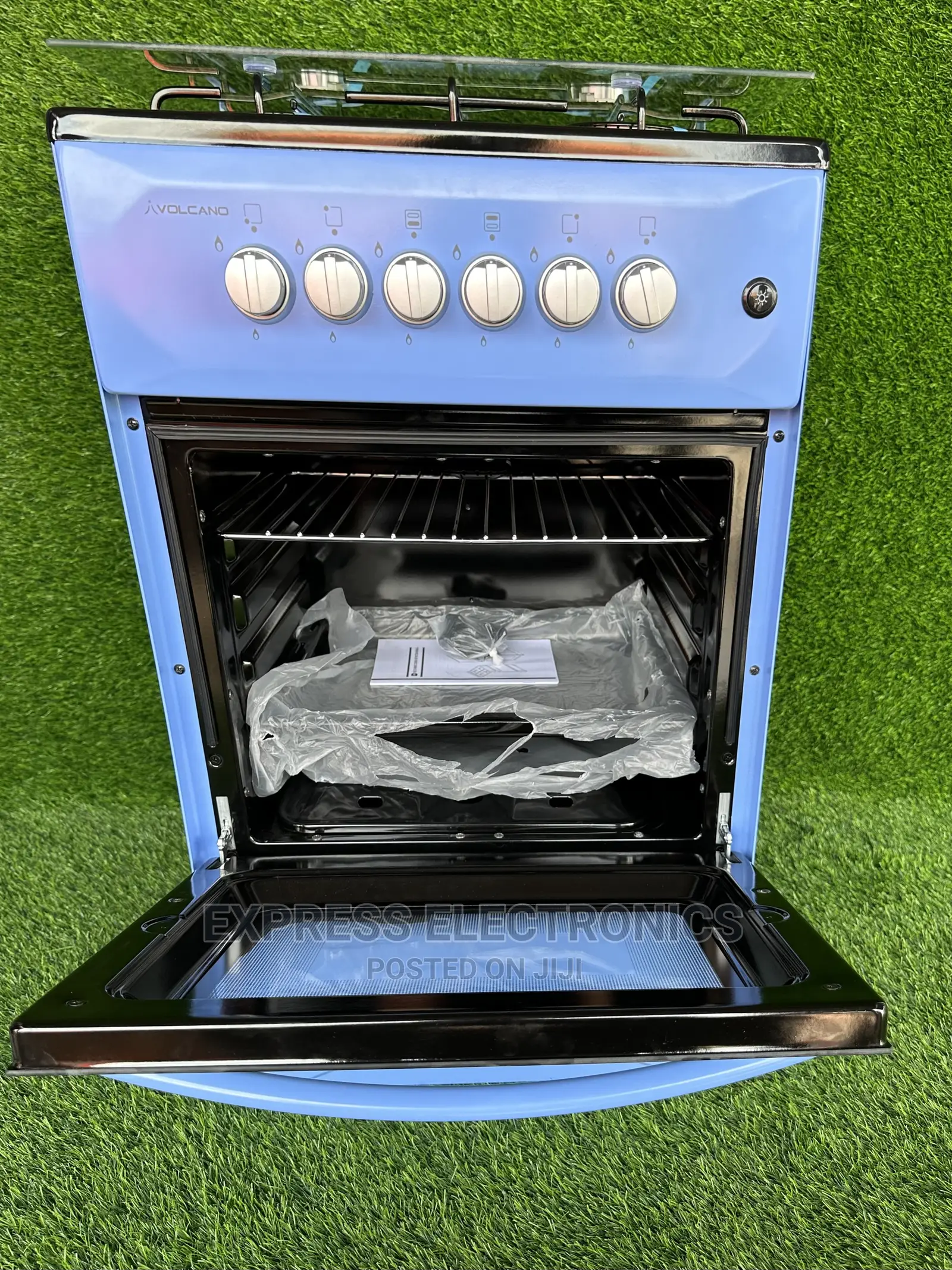 Blue Turkish Made Gas Cooker Oven Stove With 4burner