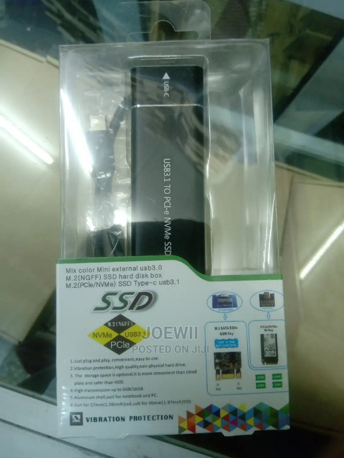 SSD M.2/Nvme Type C Case