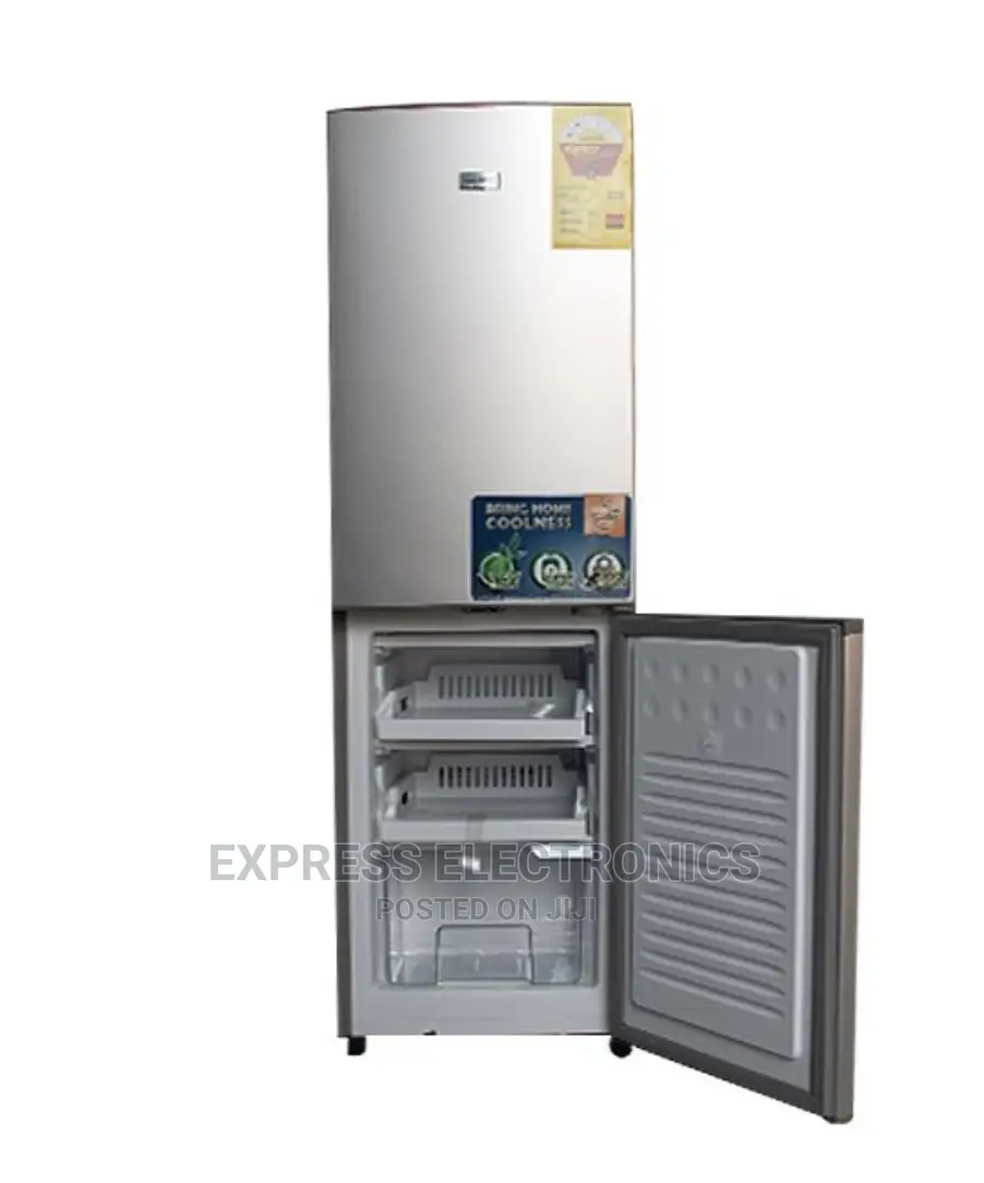 Nasco NASD2-30 226litre Double Door Bottom Freezer Fridge