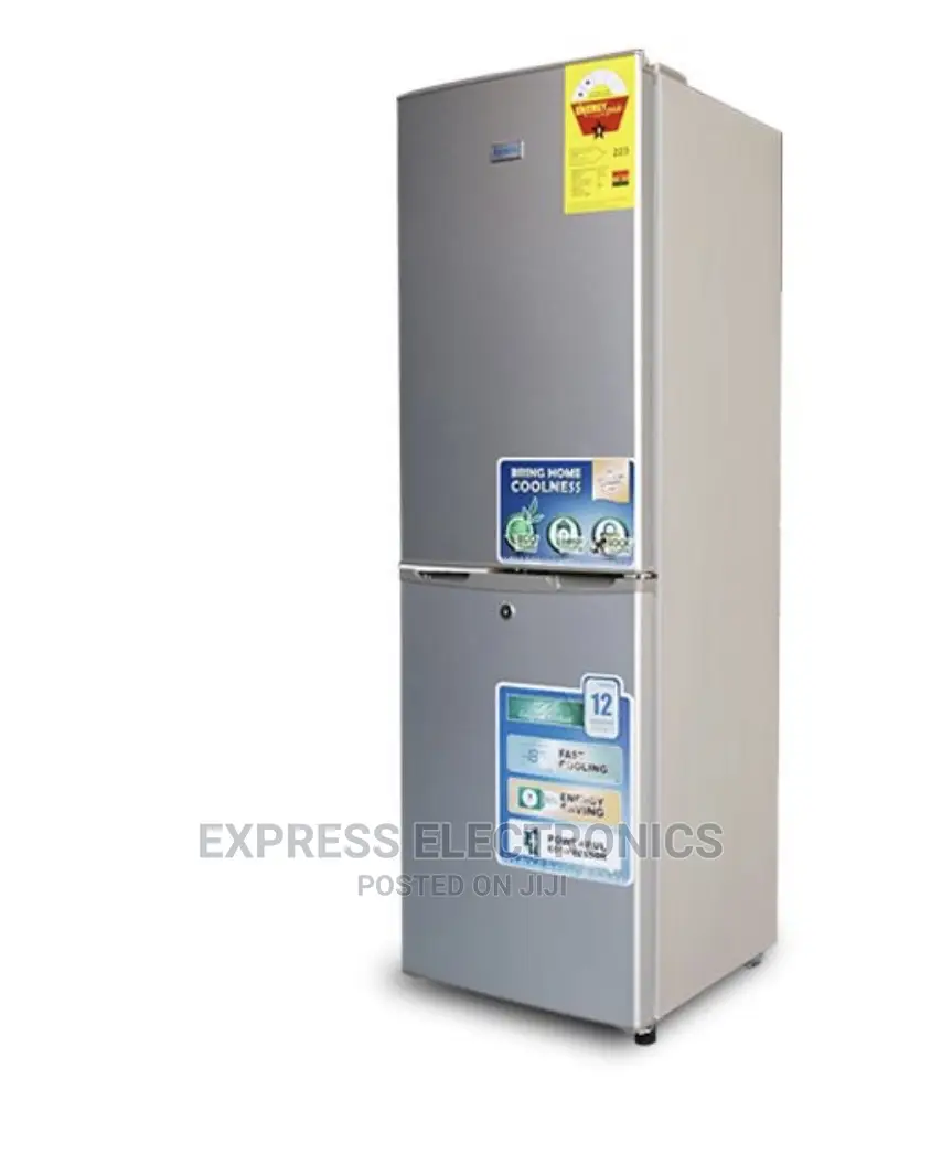 Nasco NASD2-30 226litre Double Door Bottom Freezer Fridge