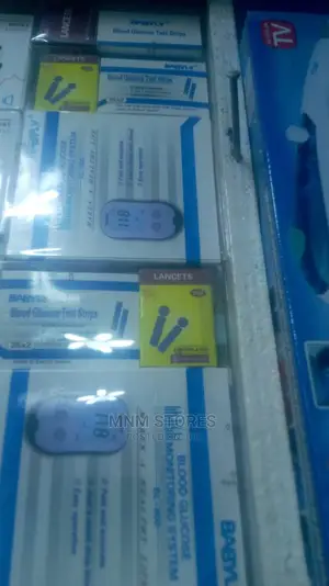 Blood Glucose Meter With Strips and Lancet