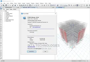 ETABS Ultimate 20 Buildings, Structural Analysis and Designs
