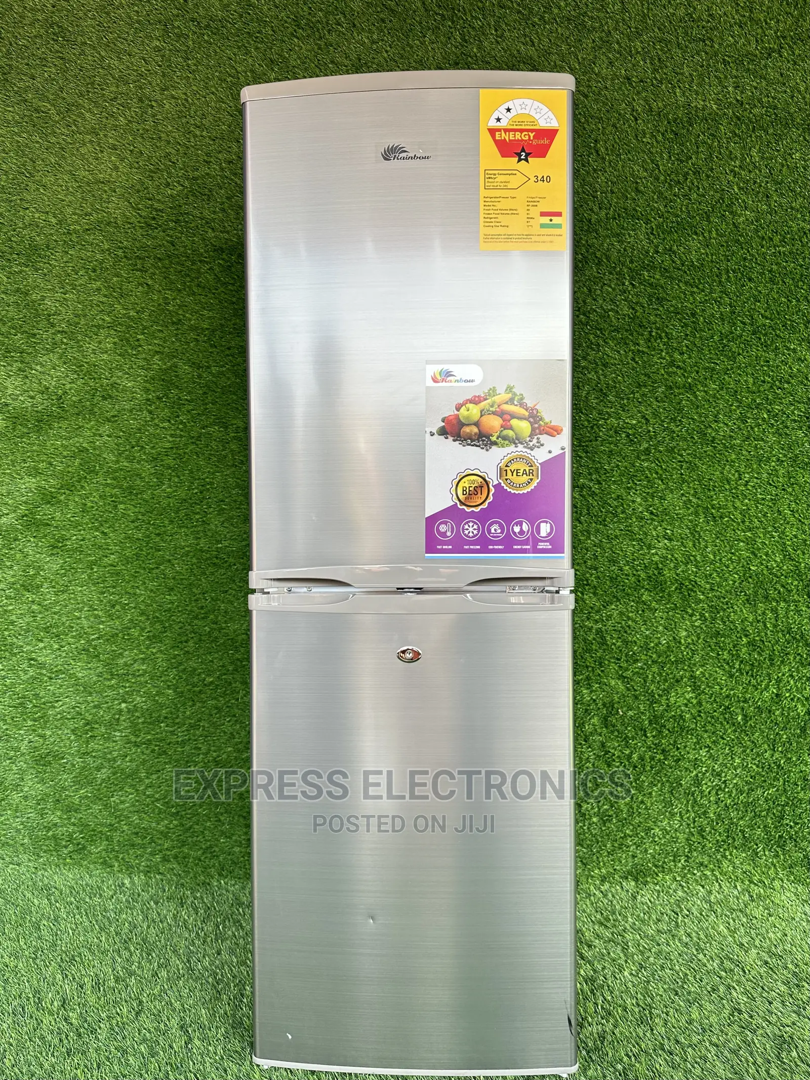 Stylish Classic RF-200B (140L) Design Rainbow Fridge