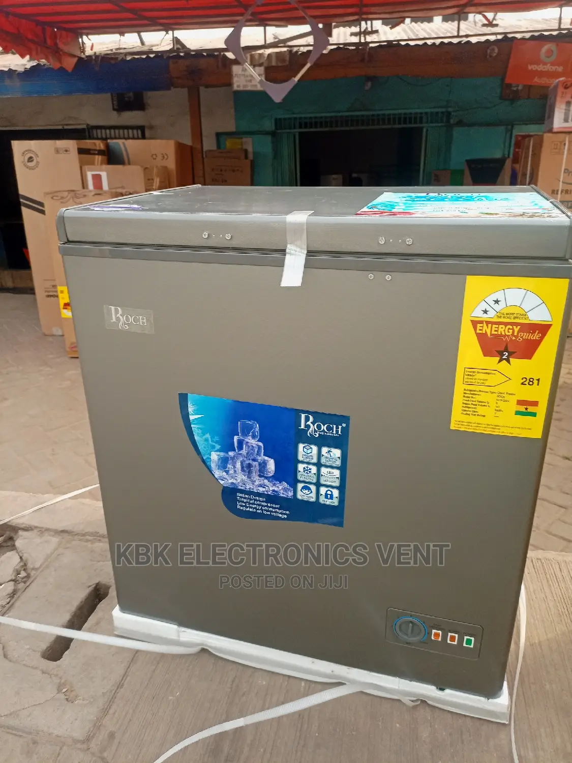 Roch 150ltr Single Door Chest Freezer