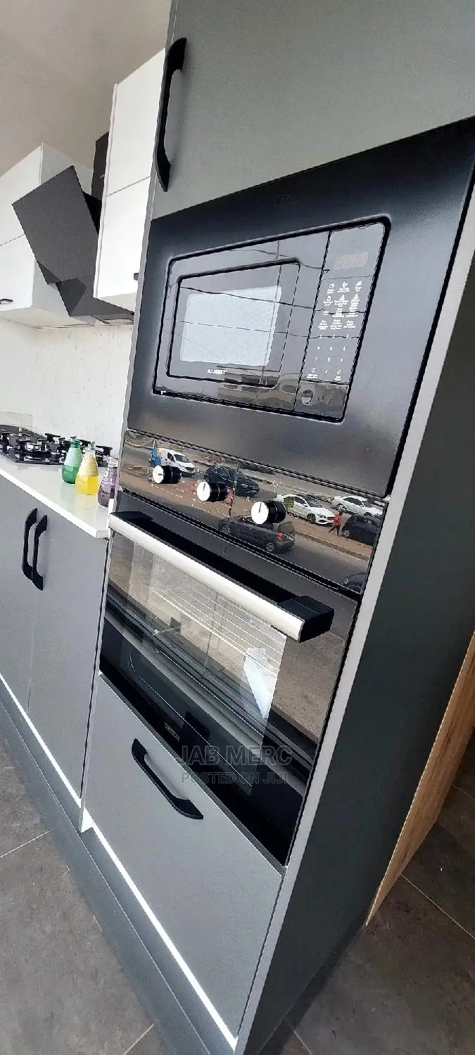Same Brand Microwave And Oven Integrated Black New Built In