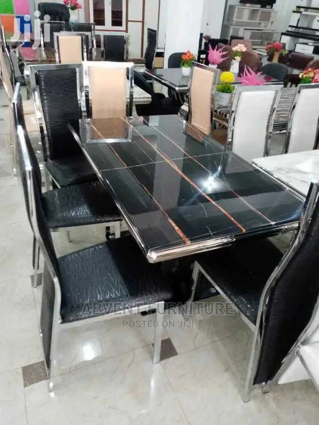 Marble Dining Table and Chairs