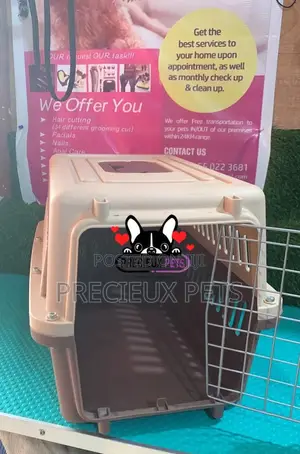Portable Small Size Plastic Crate/Cage for Dogs and Cats