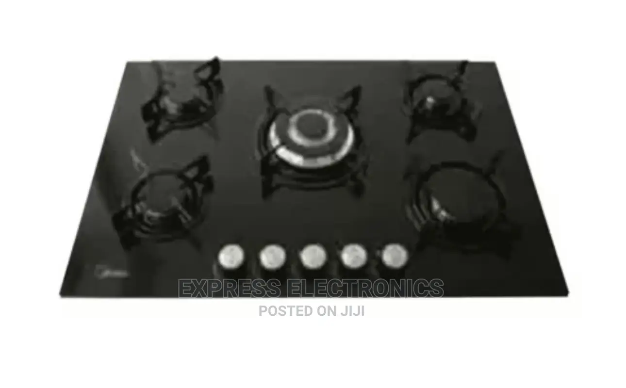 Midea 75cm 5 Burner Gas Hob [75G50ME] Stylish Design New