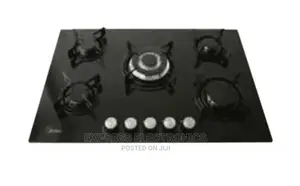 Midea 75cm 5 Burner Gas Hob [75G50ME] Stylish Design New