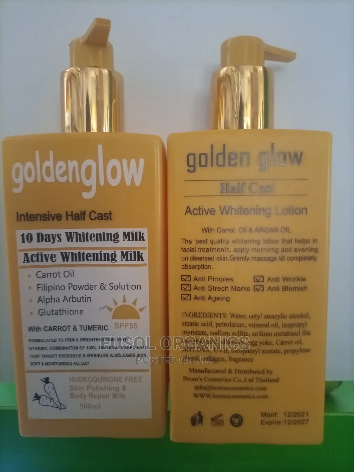 Golden Glow Whitening Milk