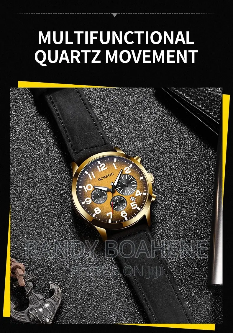 Ochstin Gold Chronograph Watch