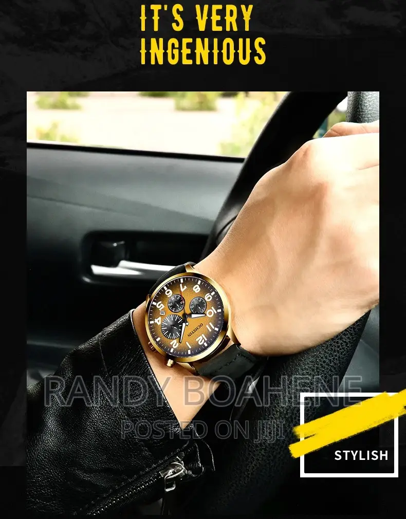Ochstin Gold Chronograph Watch