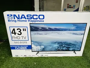 Full Hd Glossy Nasco 43”Tv Digital Display NAS-B43FB