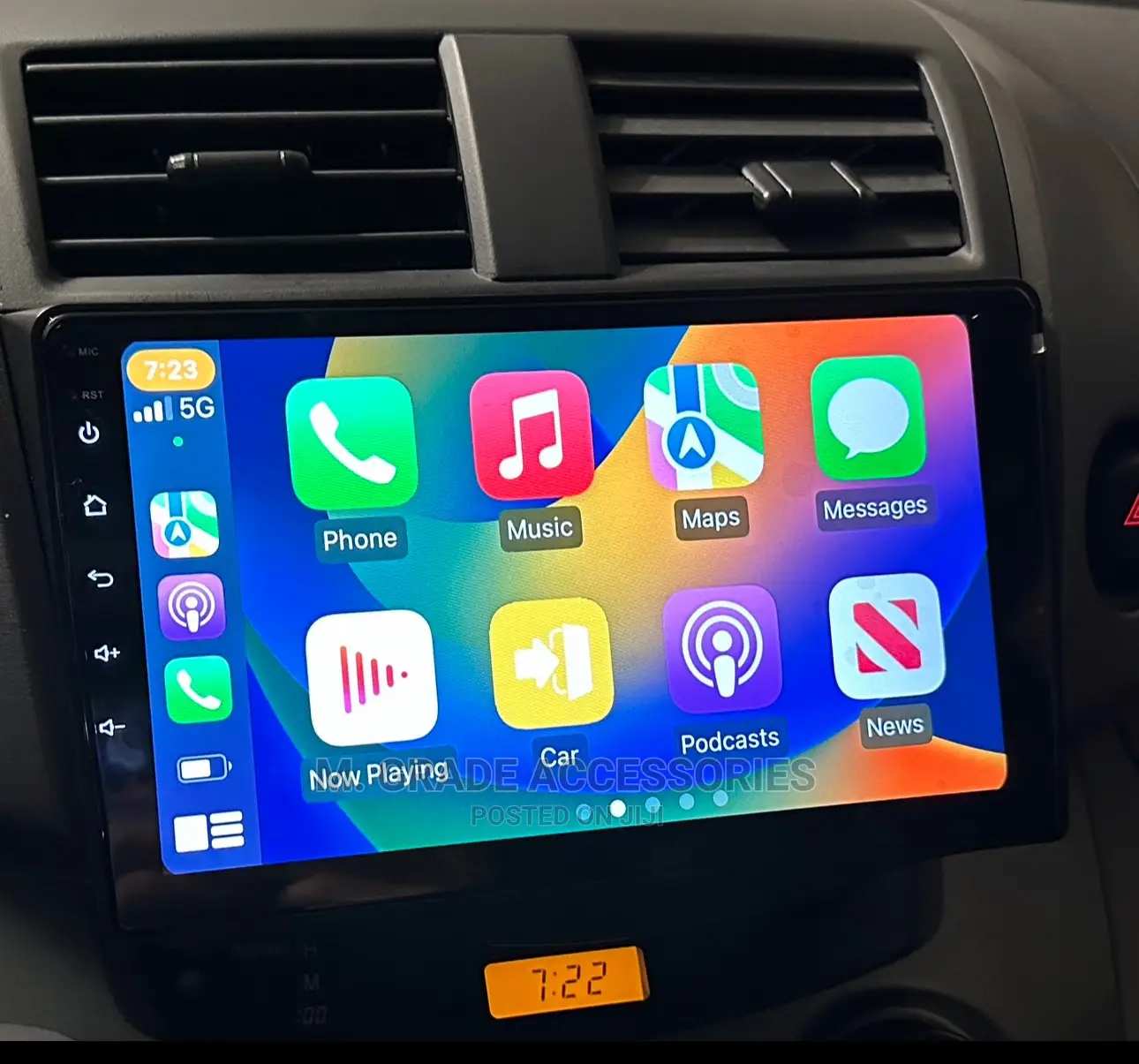 Premium Qled Car Radio Screen With Apple Carplay for Rav 4