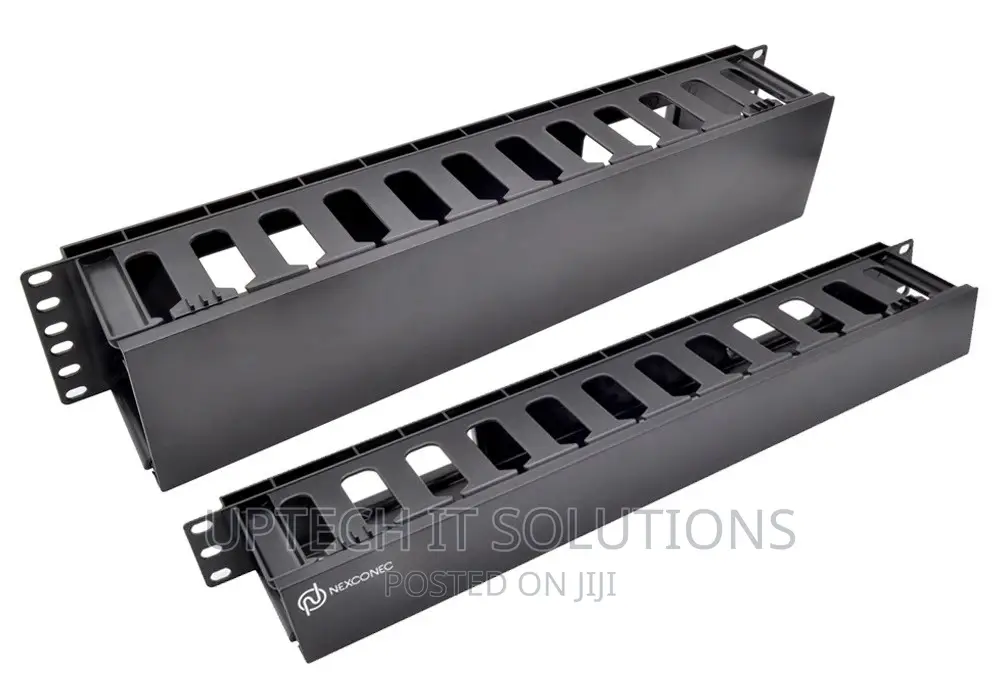 D Link 19'' 1U Metal Cable Manager With Cover