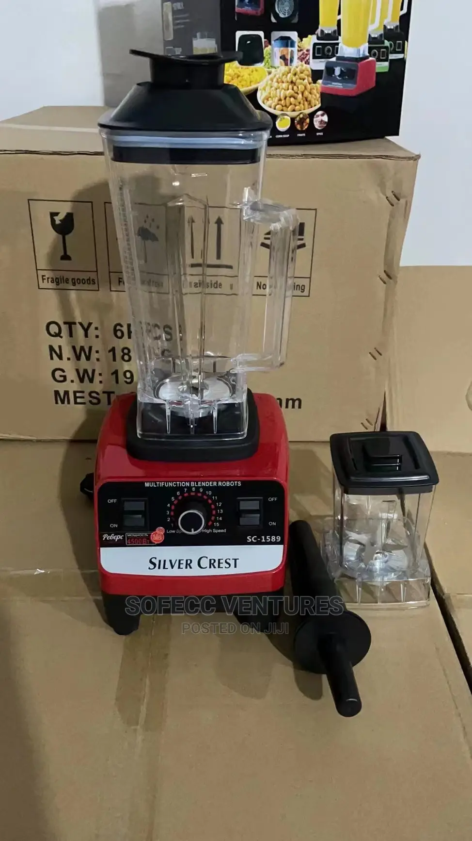 9525 Silver Crest Blender Copper Motor