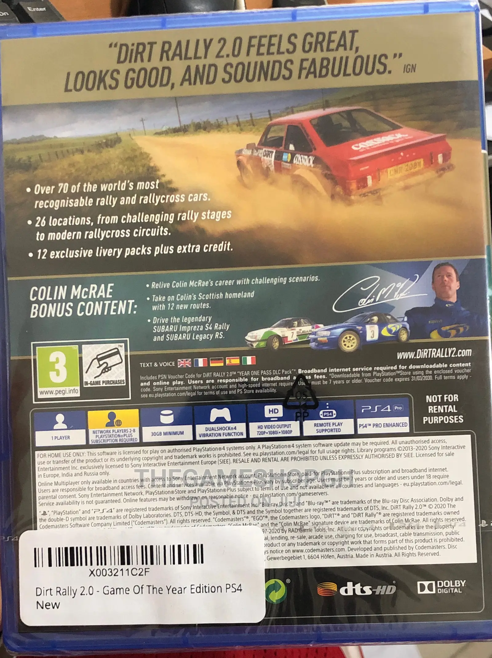 Dirt Rally 2.0
