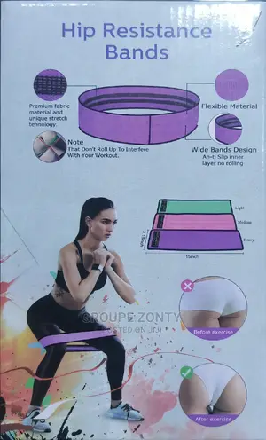 Hip Resistance Band - 3 Set