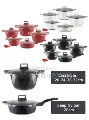 Hk 12 Pieces Granite Cookware Set