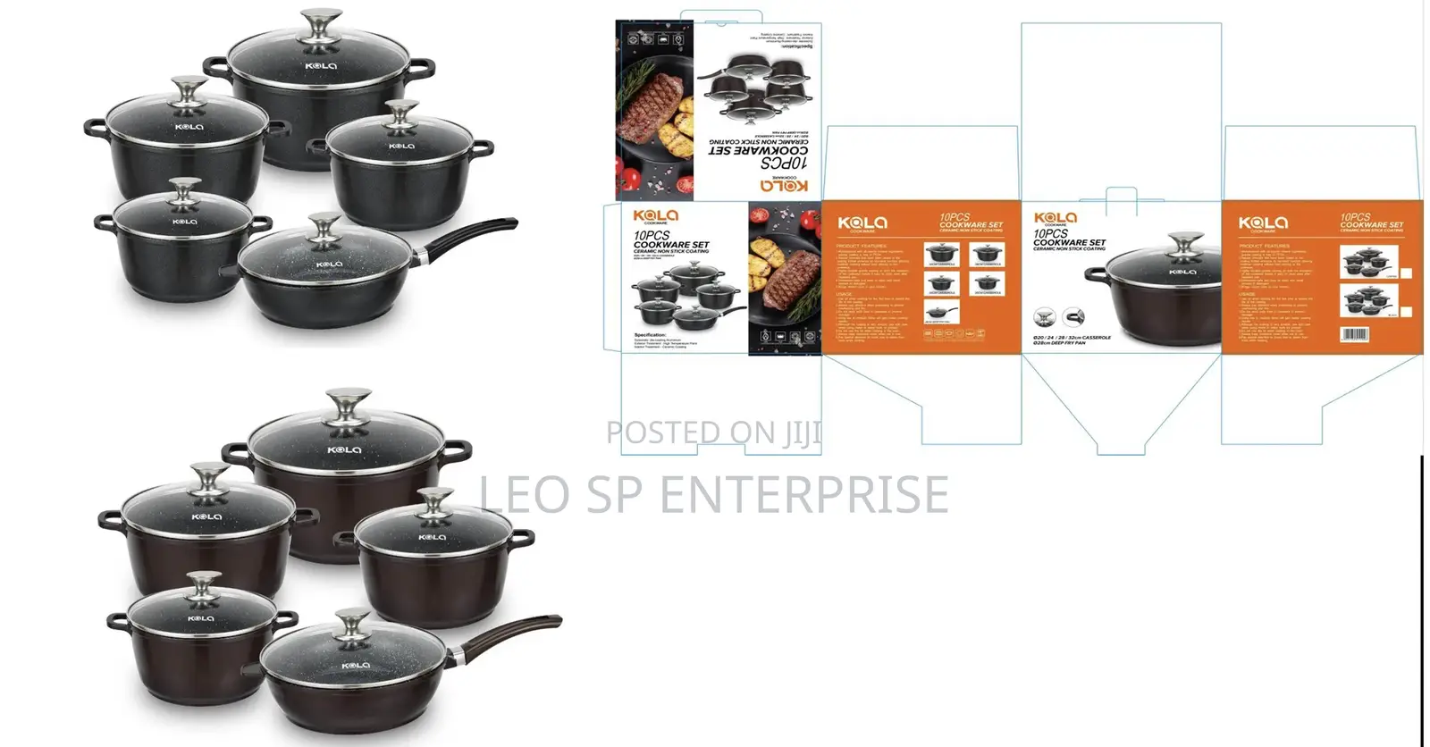 Bosch 10 Pieces Non Stick Cookware