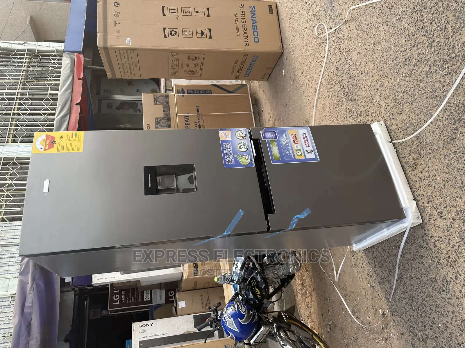 NASCO NASD2-40WD Water Dispenser Fridge Double Door