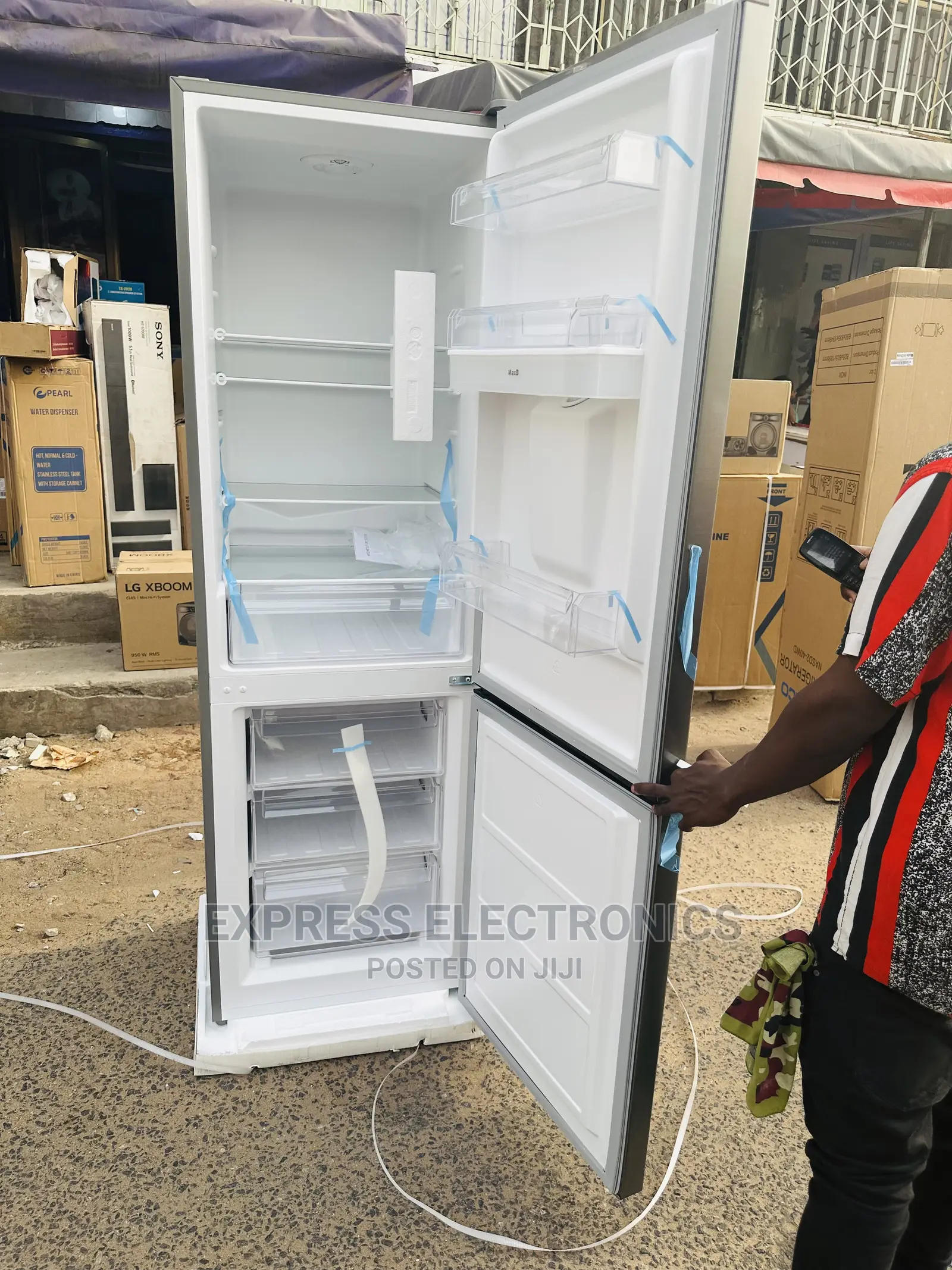 Nasco 309ltr Bottom Freezer Fridge Nasd2-40wd