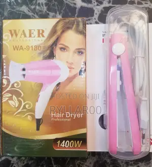 Hair Dryer and Hair Straightener