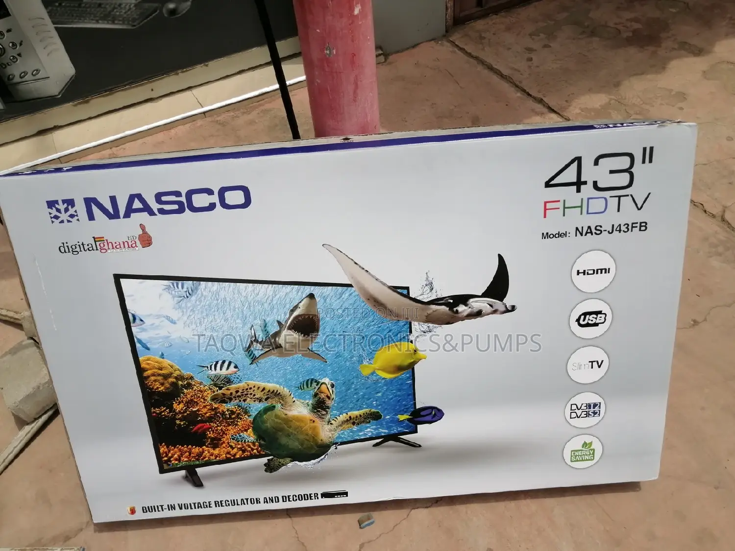 Nasco Original Digital Satellite 43 TV