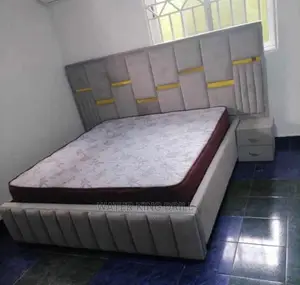 Queen Size Bed Frames and Mattress With Side Drawer