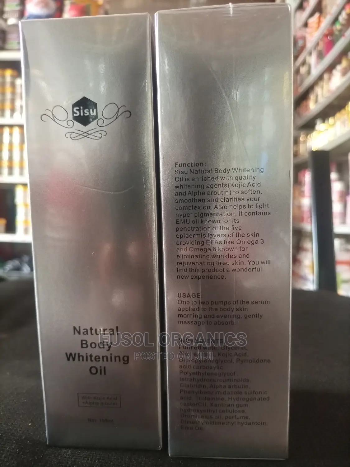 Sisu Natural Body Whitening Oil