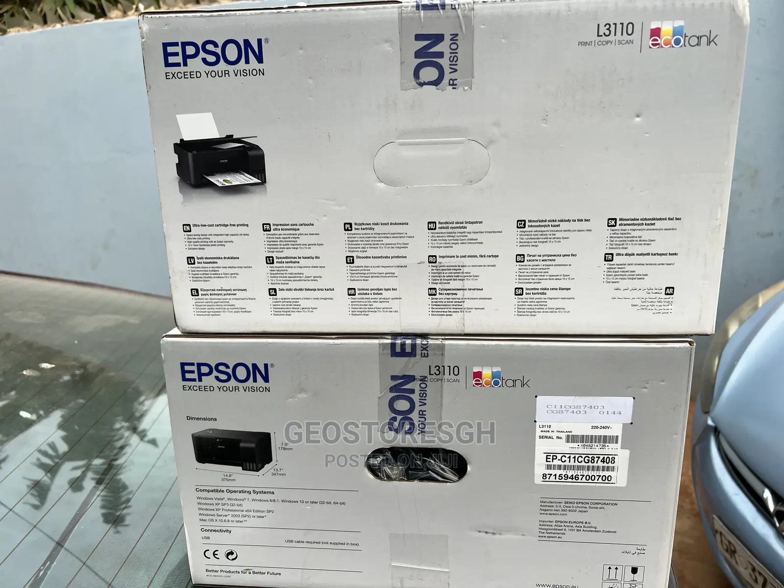 Epson L3110 Eco Tank All-in-One Ink Tank Printer