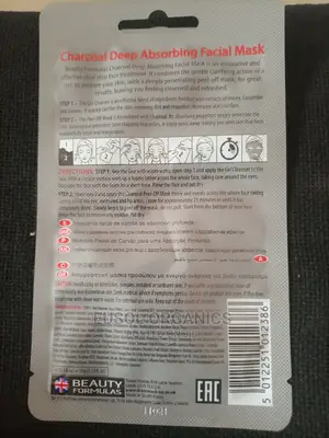 Charcoal Deep Absorbing Facial Mask