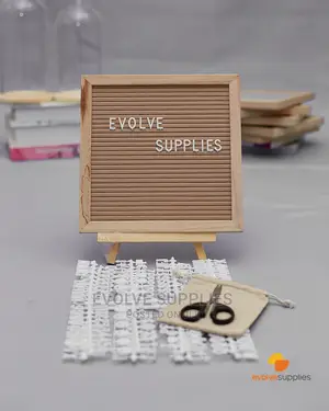 Khaki Felt Letter Board