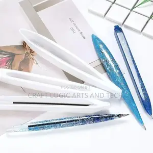 Pen Mold and 5 Inks Epoxy Resin Silicone Mold