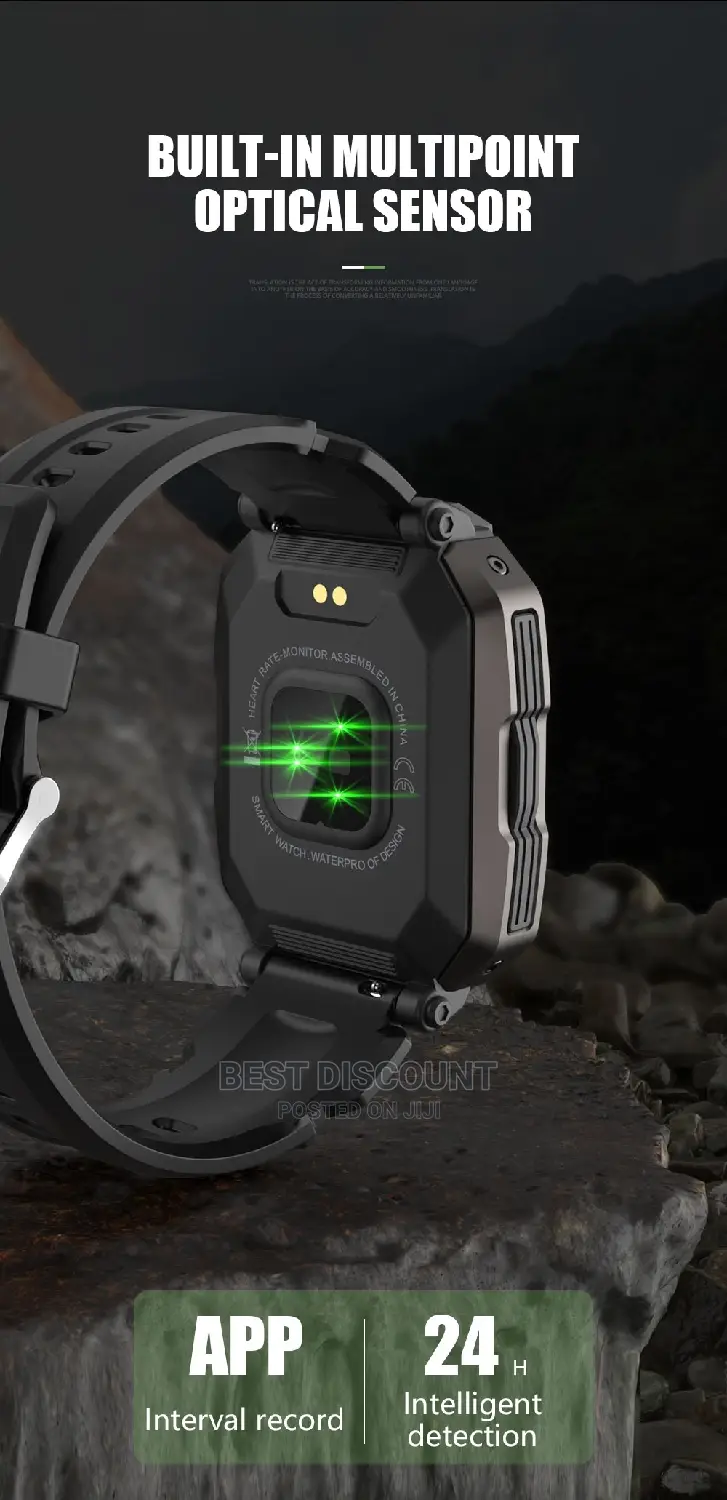 C20 Military Smartwatch Fitness Tracker