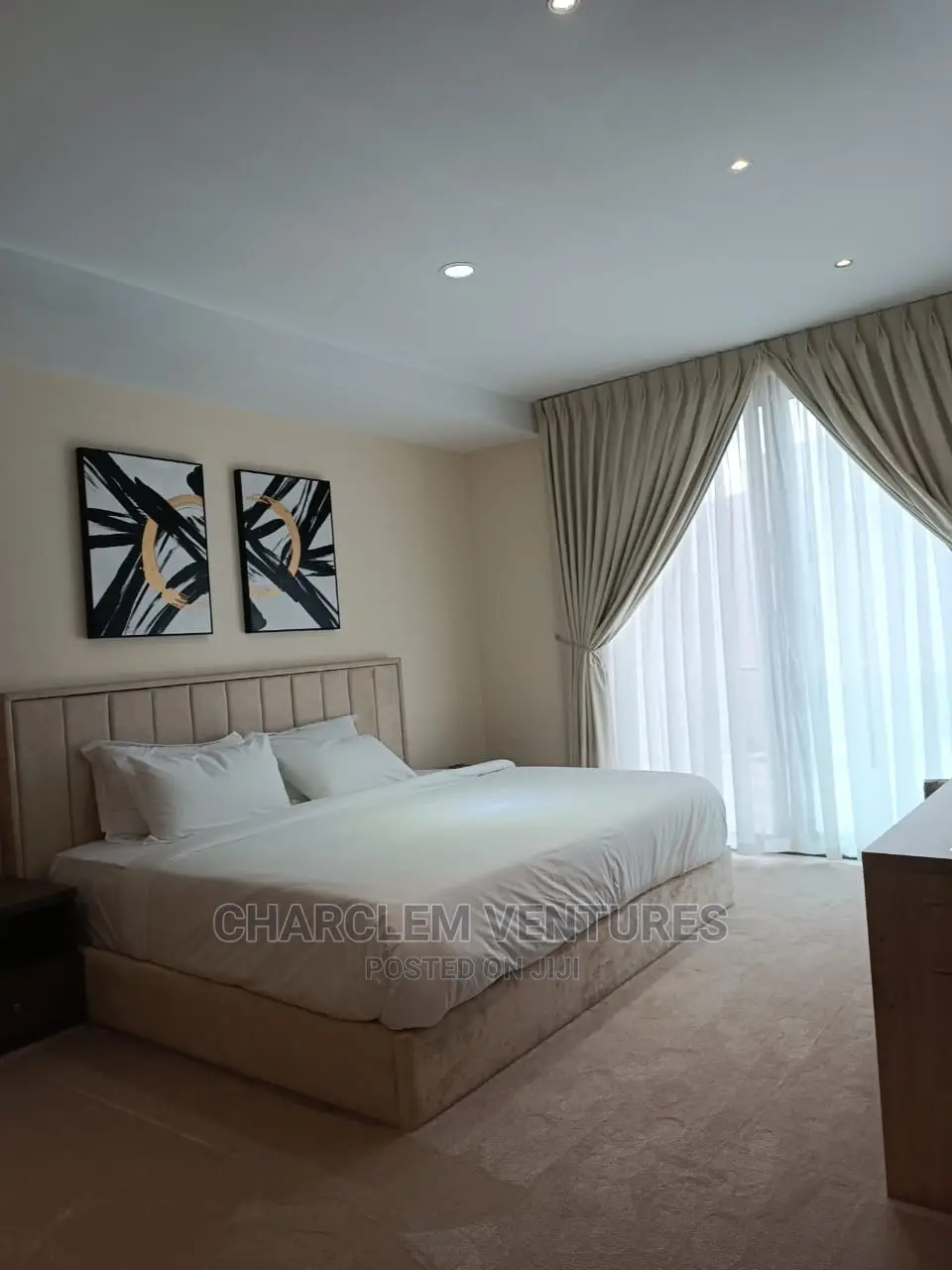 Furnished 2bdrm Apartment in Charclem Ventures, Cantonments for Rent