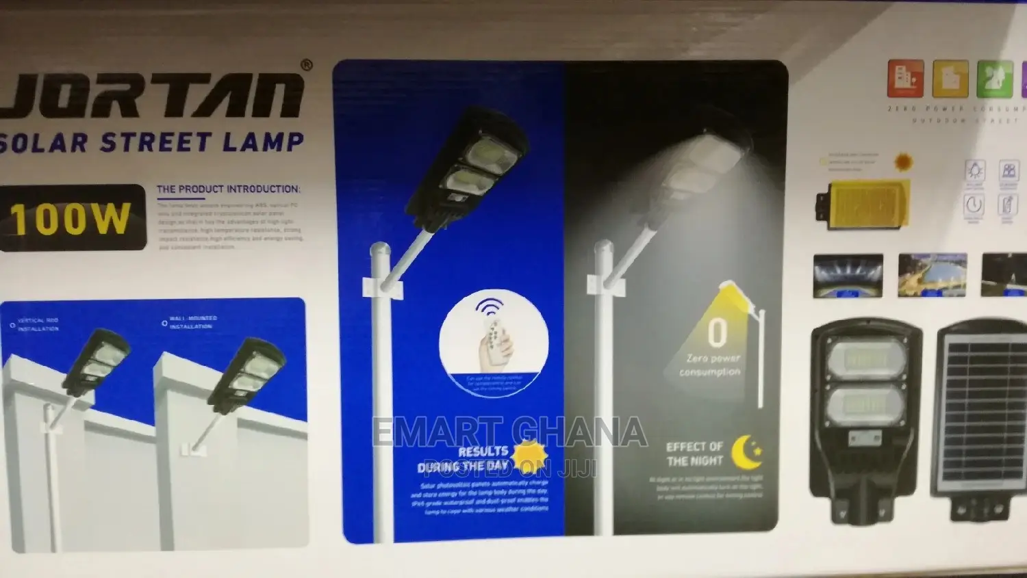 Jortan Solar Street Lamp 200W IP66 Waterproof