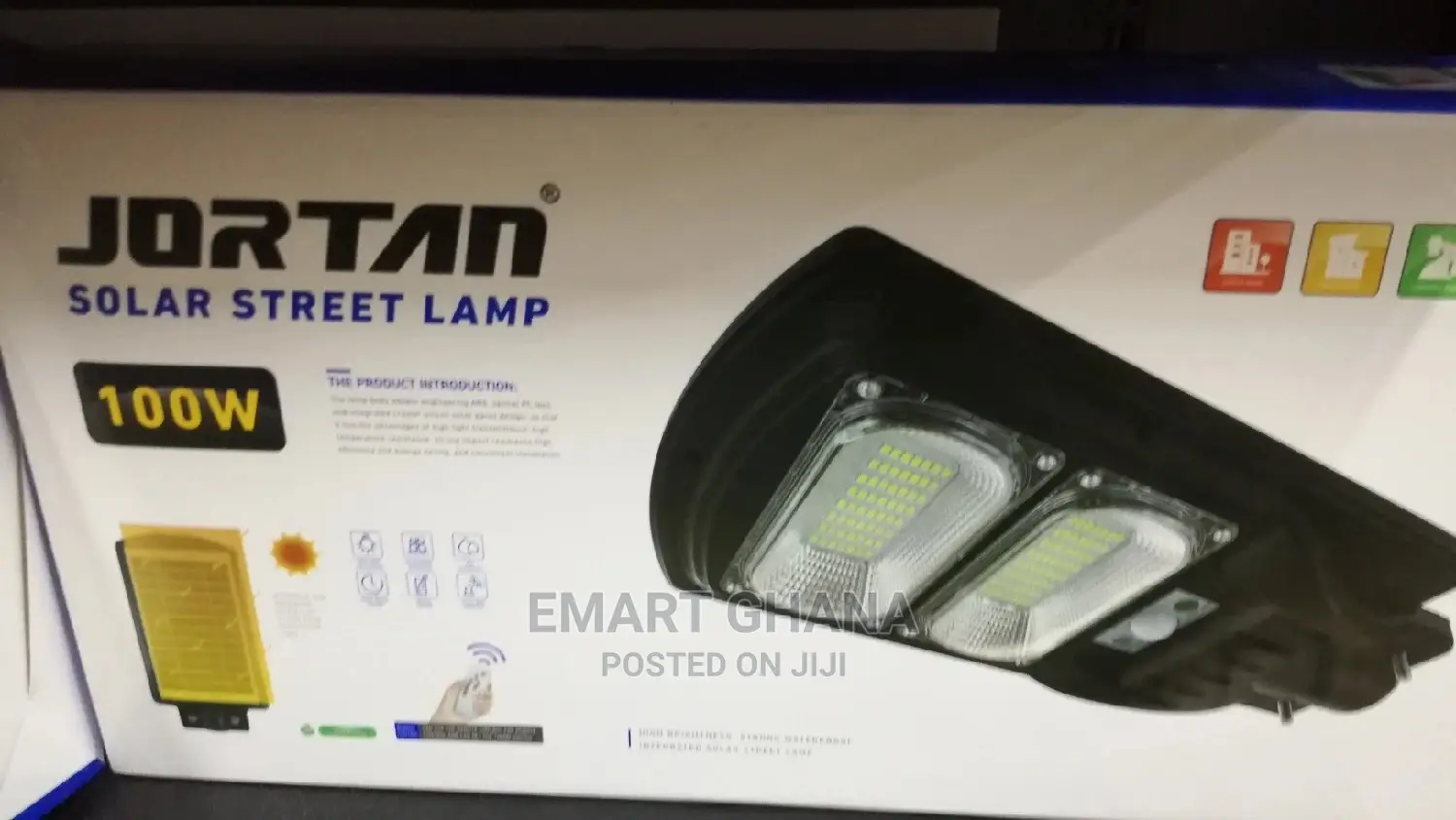 Jortan Solar Street Lamp 200W IP66 Waterproof