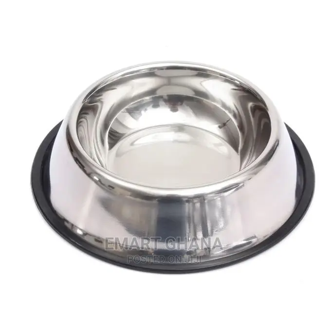 Stainless Steel Pet Dog Cat Puppy Food Water Single Bowl One