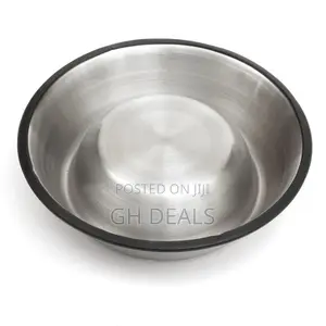 Stainless Steel Pet Dog Cat Puppy Food Water Single Bowl One